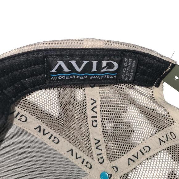 Avid Olive Green Trucker Hat with Leather Patch - Used - Picture 8 of 8